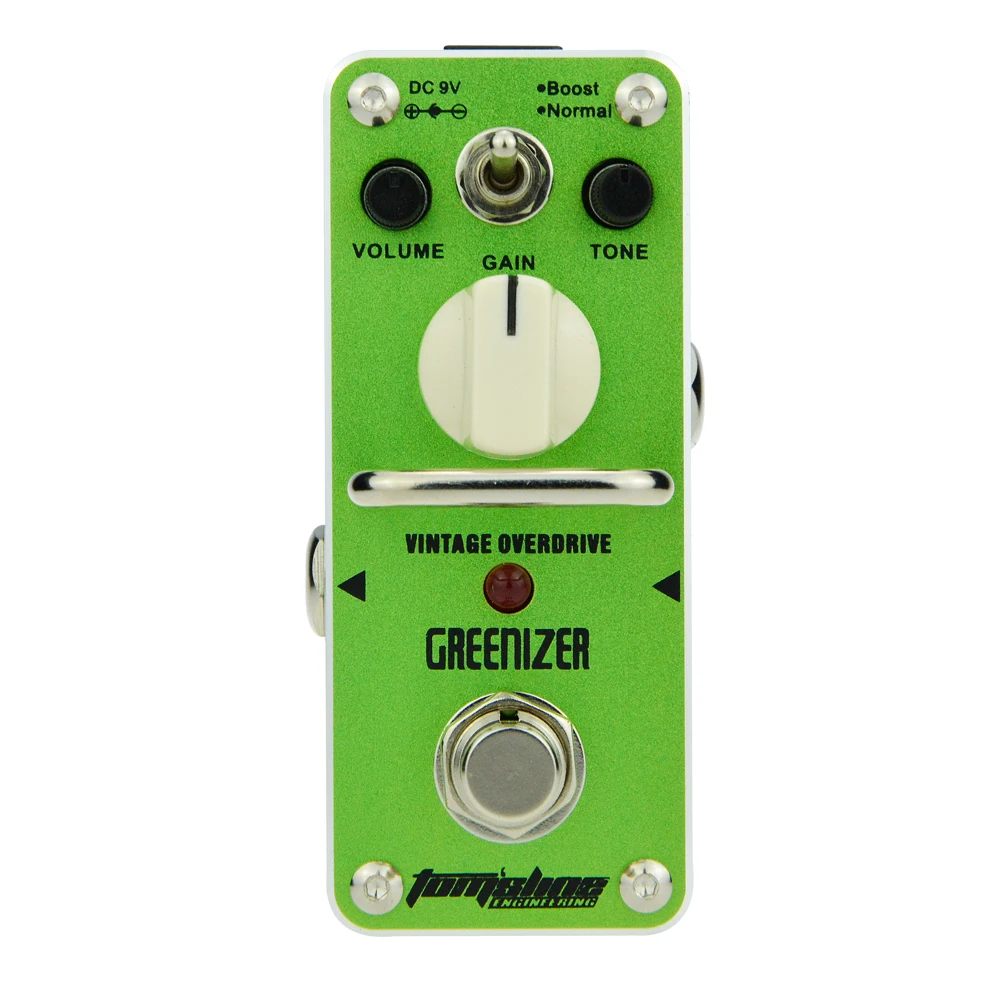 

AROMA AGR-3 GREENIZER Guitar Effect Pedal Vintage Overdrive Mini Analogue Effect True Bypass Electric Guitar Parts & Accessories