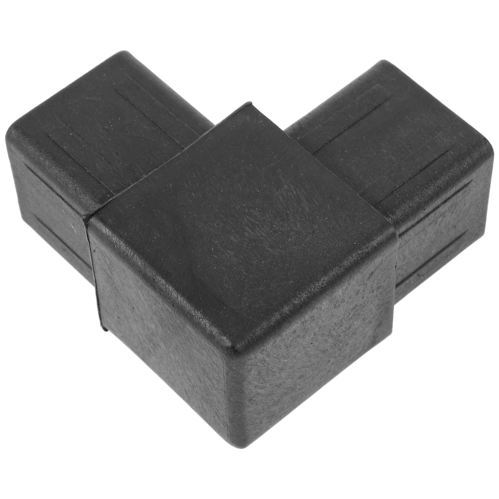 

Two-Way Right Angle Corner Connector Durable Steel Pipe Connector Plastic Shelf Tight Fixing Brace Practical Pipe Fitting