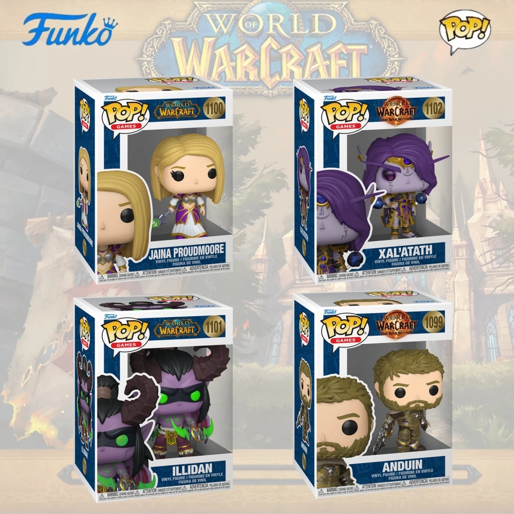 Фигурка World of Warcraft Anduin Jaina Proudmoore Illidan Xal'atath FUNKO POP Коллекционная фигурка ограниченного выпуска игрушка в подарок