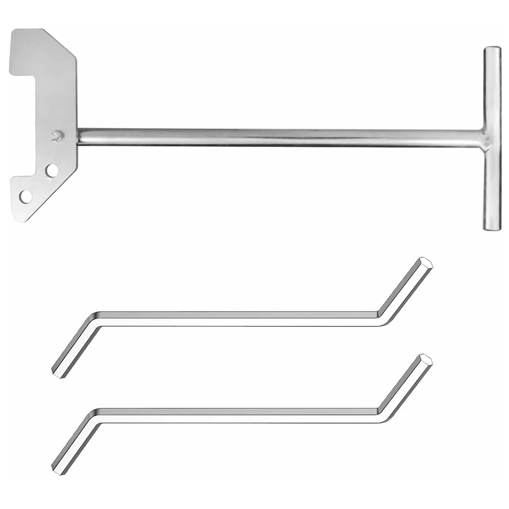 Garbage Disposal Maintenance Tool Set with Two Wrenches for Fast and Easy Sink Clog Removal Metal Construction