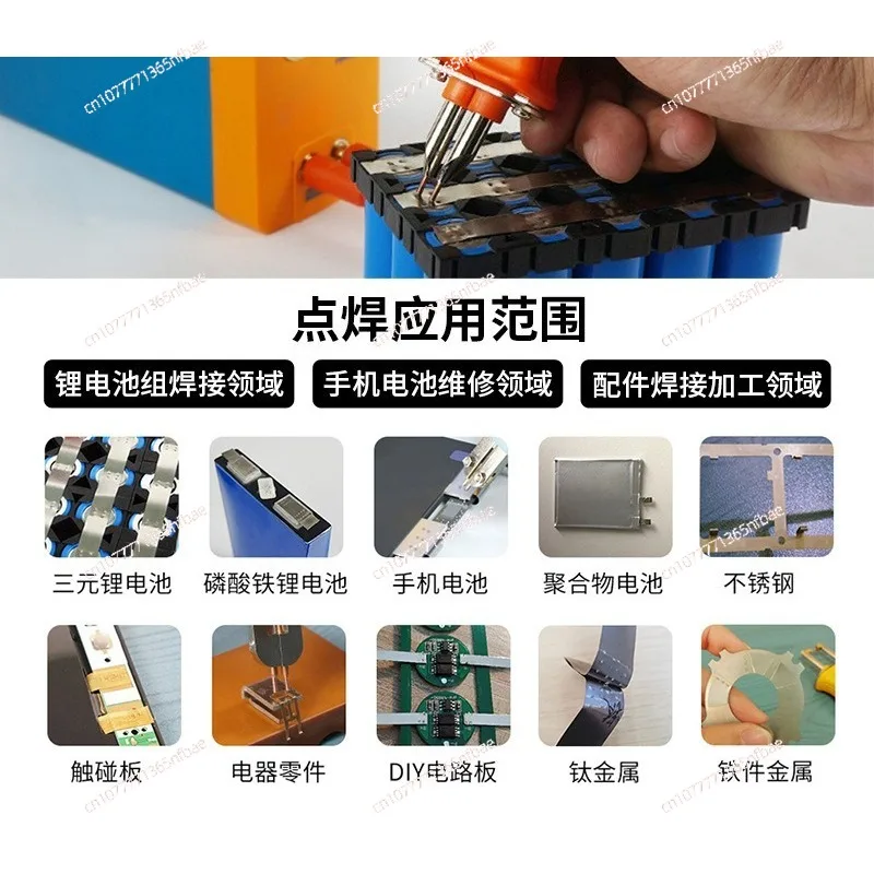 801B Battery Spot Welder 11.6 KW 500A High Power Welding Precision Pulse Spot Welder Voltage Measurement Dual Feature