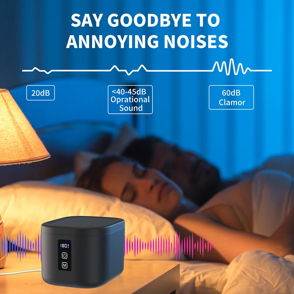 KUNPHY Dental Ultrasonic Retainer Cleaner Machine with UV Light Digital Timer for Denture Mouth Guard Aligner Night Guard 300ML