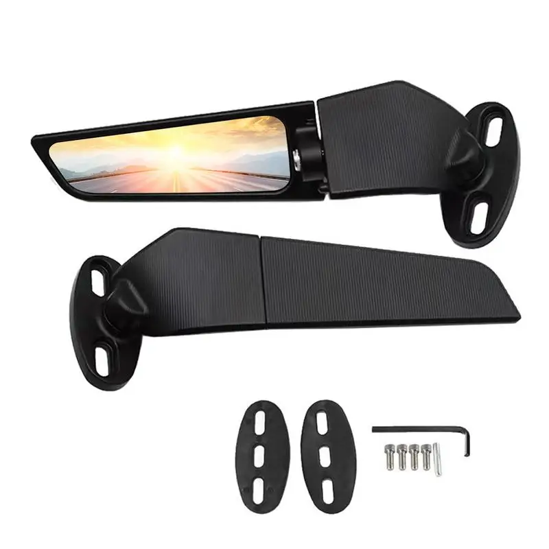 

Modified Motorcycle Rearview Side Mirrors Motorcycle Mirror Round Car Blind Spot Mirror Covers Blind Spots Safety Mirror Safety