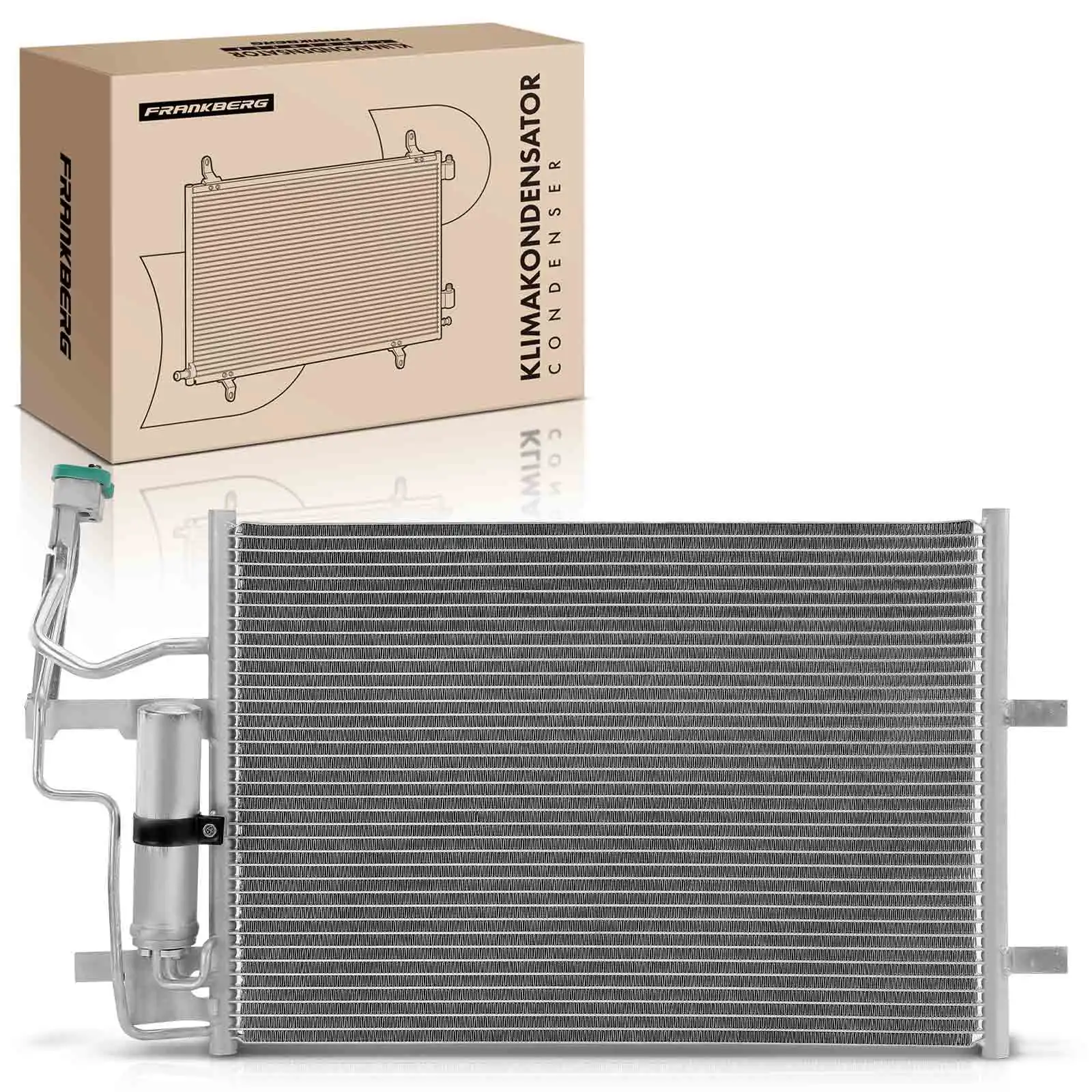 Condensateur de climatisation Frankberg 1x pour BMW Série 1 F20 F21 Série 2 F22 Série 3 F30 F31 Série 4 F32 2.0L 3.0L 940236 4270545 6804722 4226