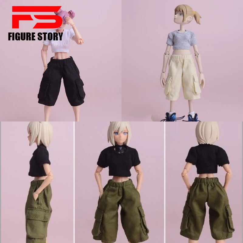 

1/12 scale female dolls clothes Cargo shorts fit 6'' action figure body model
