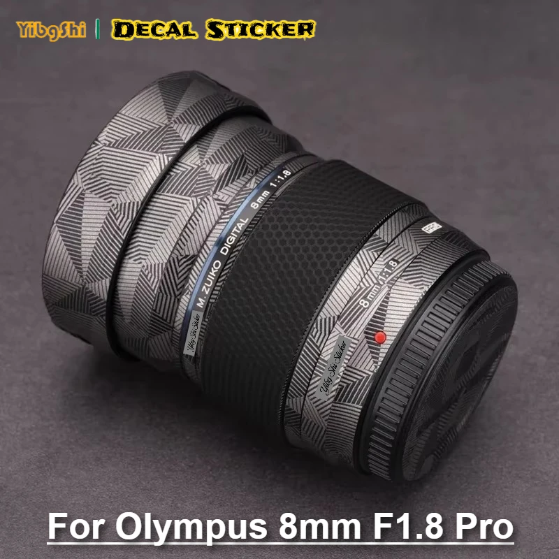 

Для Olympus 8 F1.8 Pro Премиум-наклейка для Olympus 8 мм F1.8 Fisheye PRO Защитная наклейка для объектива Защитная пленка от царапин