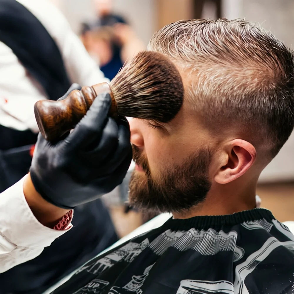 Friseur-Nackenbürste: Weiche Bürste zum Entfernen von Haaren, Reinigungsbürste für Friseure, Salon-Stylisten, Haarstyling-Werkzeuge und Zubehör – Detail 6