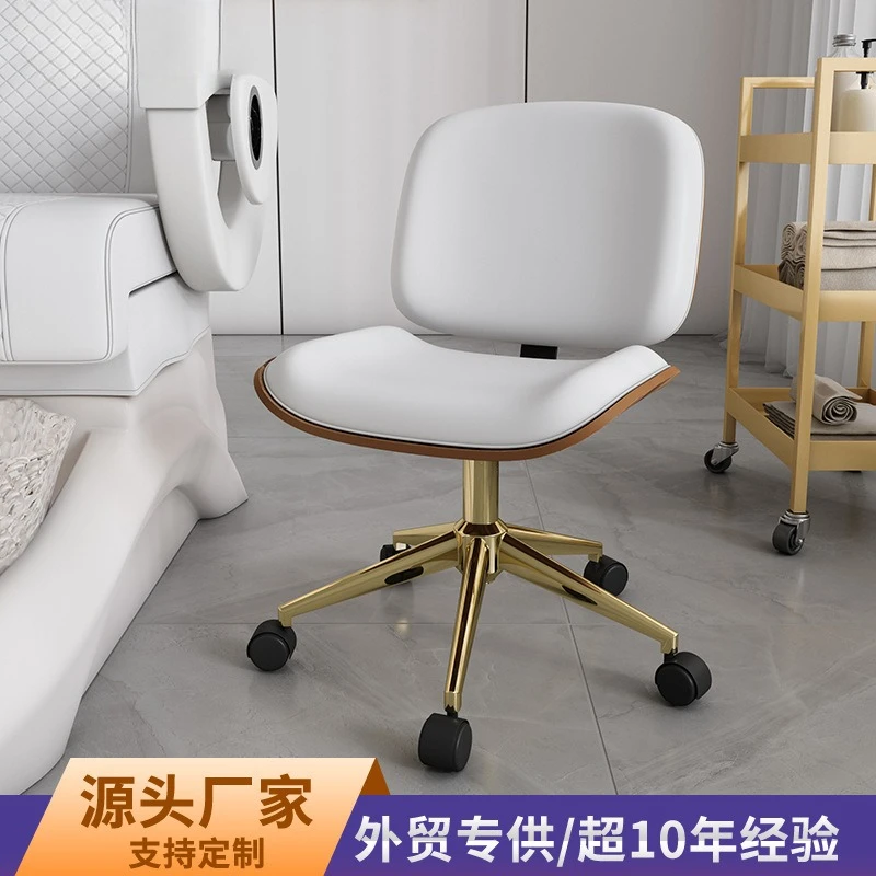 Student dormitory study chair with pulley rotating lift stool home office computer chair swivel chair
