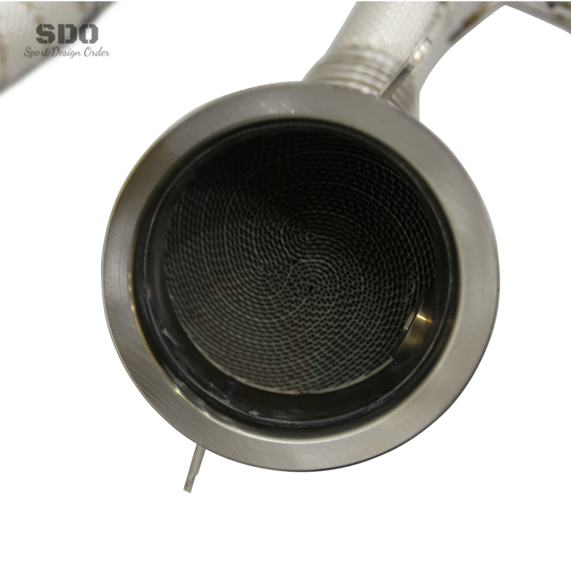 OEM Exhaust Downpipe With Cat for  600LT Spider/Coupe 3.8T 2018-2020 High Quality Stainless Steel Exhaust Pipe Header