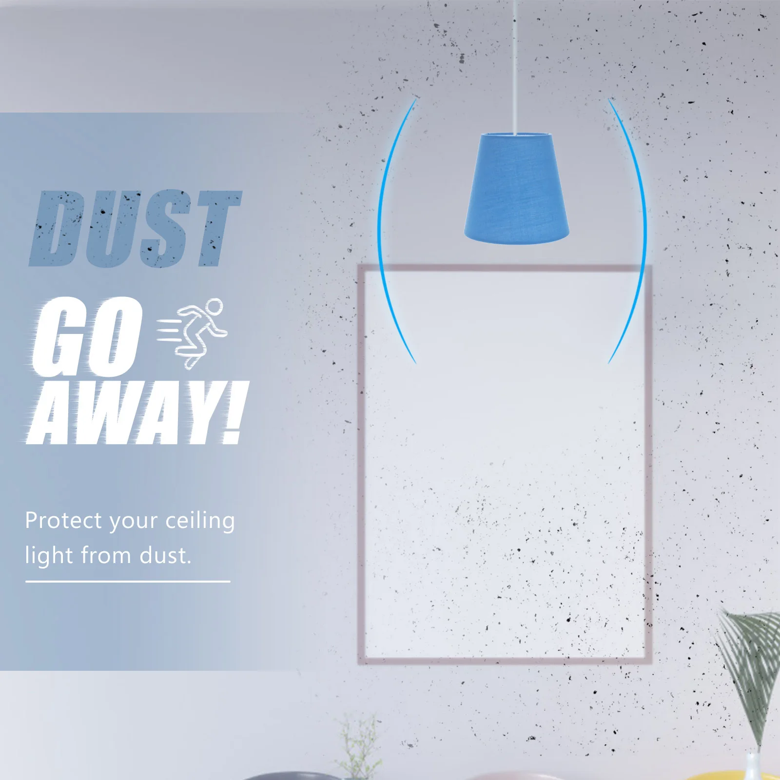 

Macaron Color Fabric Lamp Shades Retro Blue Table Lamp Hanging Light Shade Cover Dustproof Eye Protection Desk Floor Chandelier