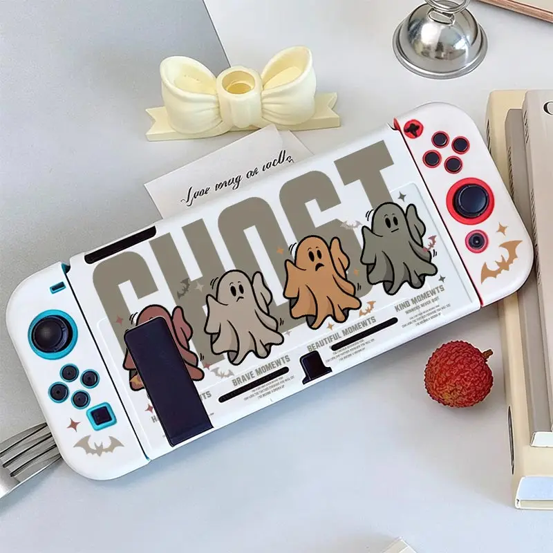 Anti-Falling Soft Shell Cover for Nintendo Switch NS Game Console TPU Split Protective Case Anti-Scratch Shell Protector