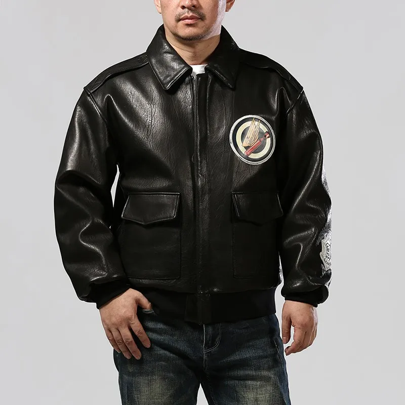 Wildfire Leather men's plus-size coat