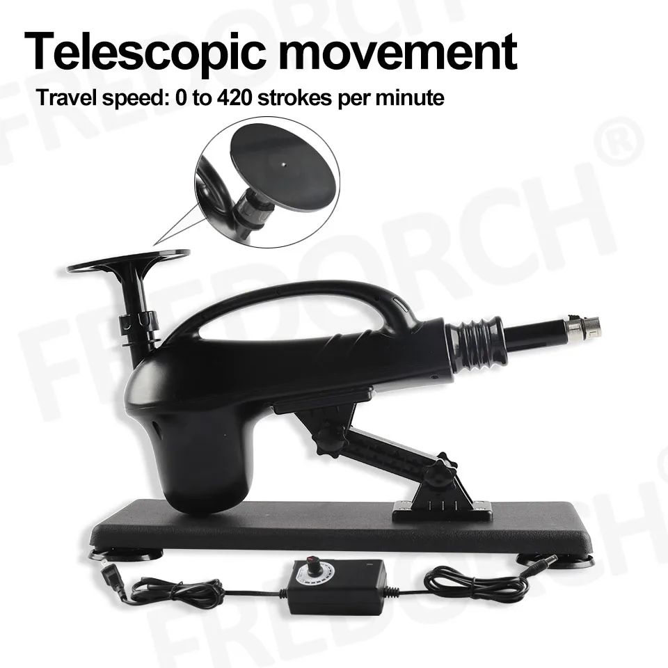 Adult's Portable Sex Machine WIth 3XLR plug Anal and Vaginal Masturbation Vibrator For Couple Adjustable speed Thrusting Machine