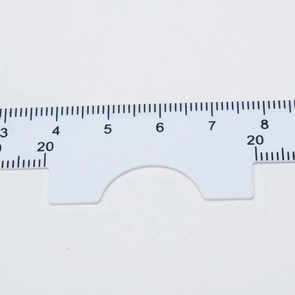 5 Pcs Pupil Distance Ruler Lightweight Millimeter Optometrist Measurement Glasses Optical Lens PD Ruler Plastic