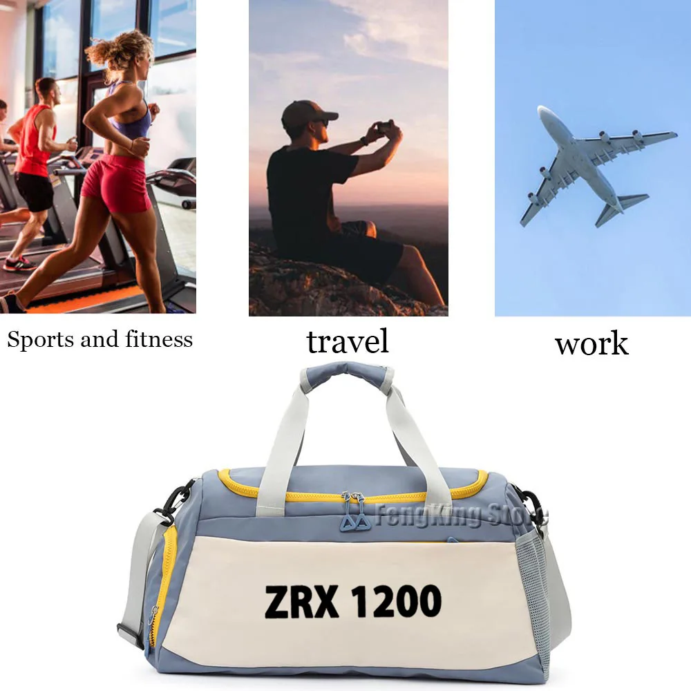 Bolsa de ejercicio y fitness de gran capacidad para Kawasaki, bolsa multifuncional para yoga al aire libre, ZRX1200R, ZRX1200 R, ZRX 1200 R