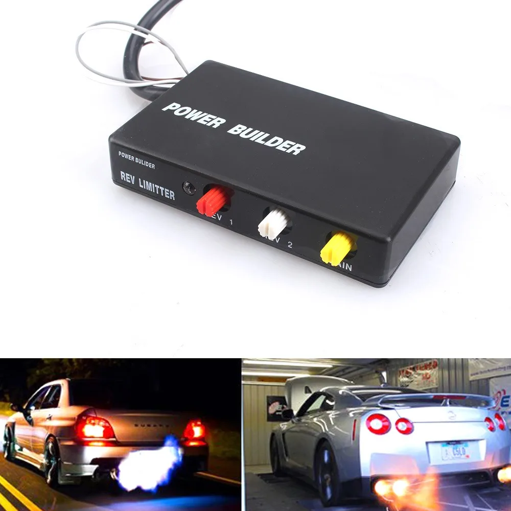Auto Power Builder Type B Rev Limiter Racing Exhaust Flame Thrower Kit/Power Ignition Rev Limiter Launch Control Fire Controller