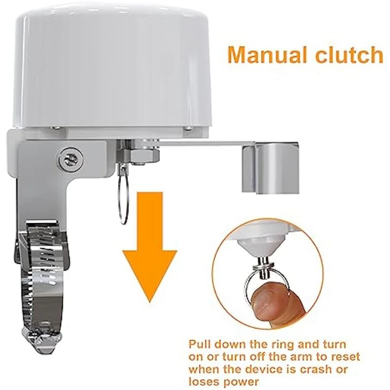 WIFI Smart Water Valve Shut Off Tool Automatic Remote Control On And Off Electric Gas Shutoff Valve EU Plug