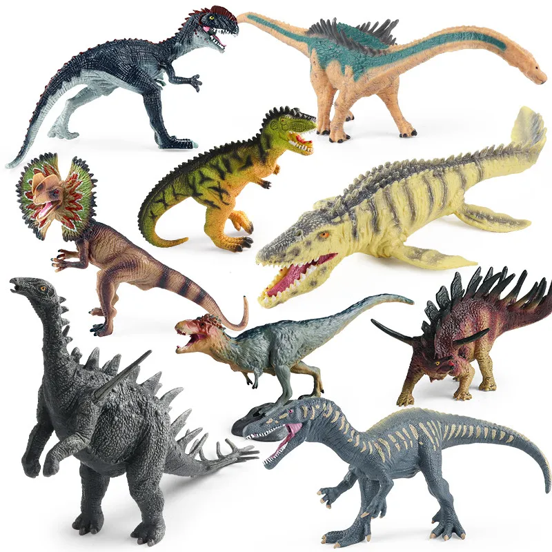 Oenux Jurassic Dinosaur Triceratops T-rex Baryonyx Spinosaurus Model Action Figures Animal Figurines Halloween Gift Kids Toy