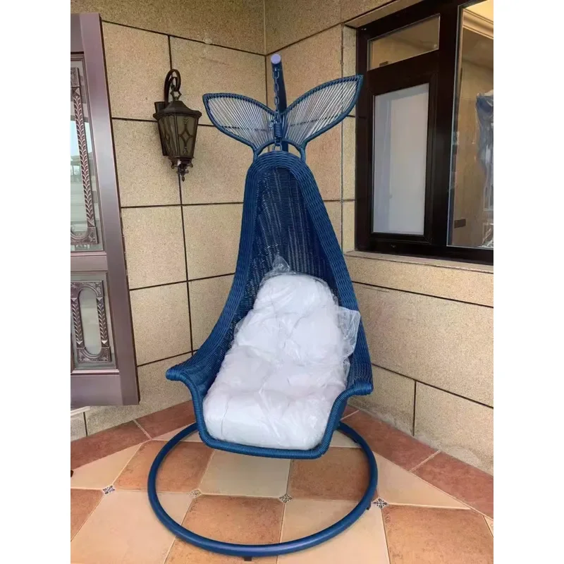 Hot Sell Outdoor PE Rattan Leisure Wicker Patio Garden Hanging Swing Chairs