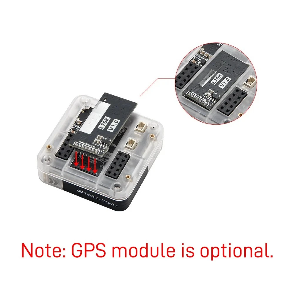 LILYGO T-Echo Lite NRF52840 LoRa 전자 종이 디스플레이 모듈 초저전력 메스타틱 호환 GPS 통신 네트워킹