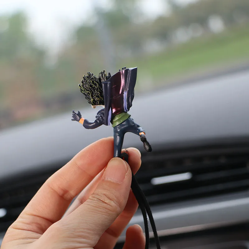 Car Interior Ornaments Accessories Hot Toys Action Figure The Movie Batman Joker Auto Rearview Mirror Hanging Pendant Decoration
