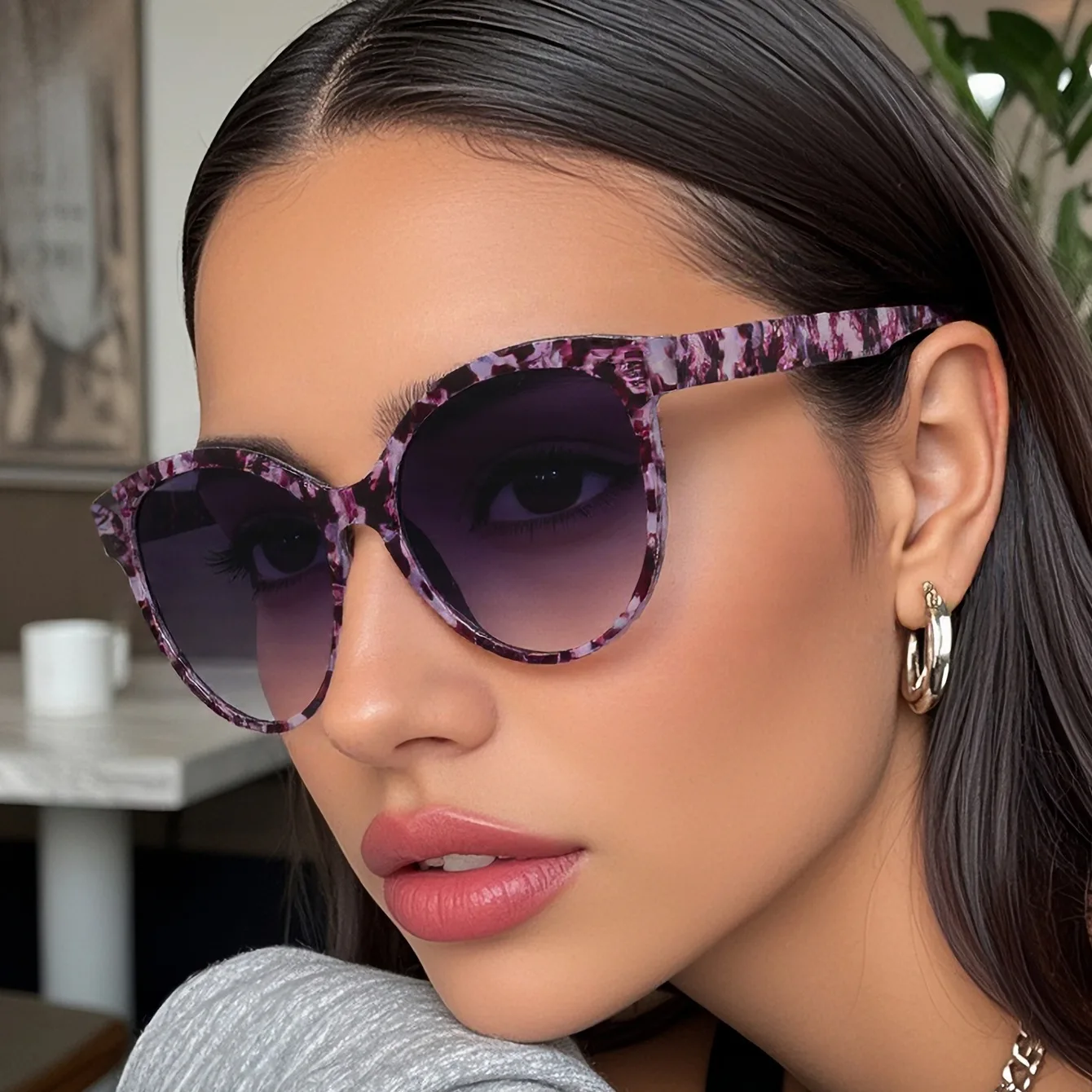 Neue Vintage Runde Sonnenbrille für Damen und Herren Marken-Kreisförmige Sonnenbrillen Ovale Brillen für Männer und Frauen