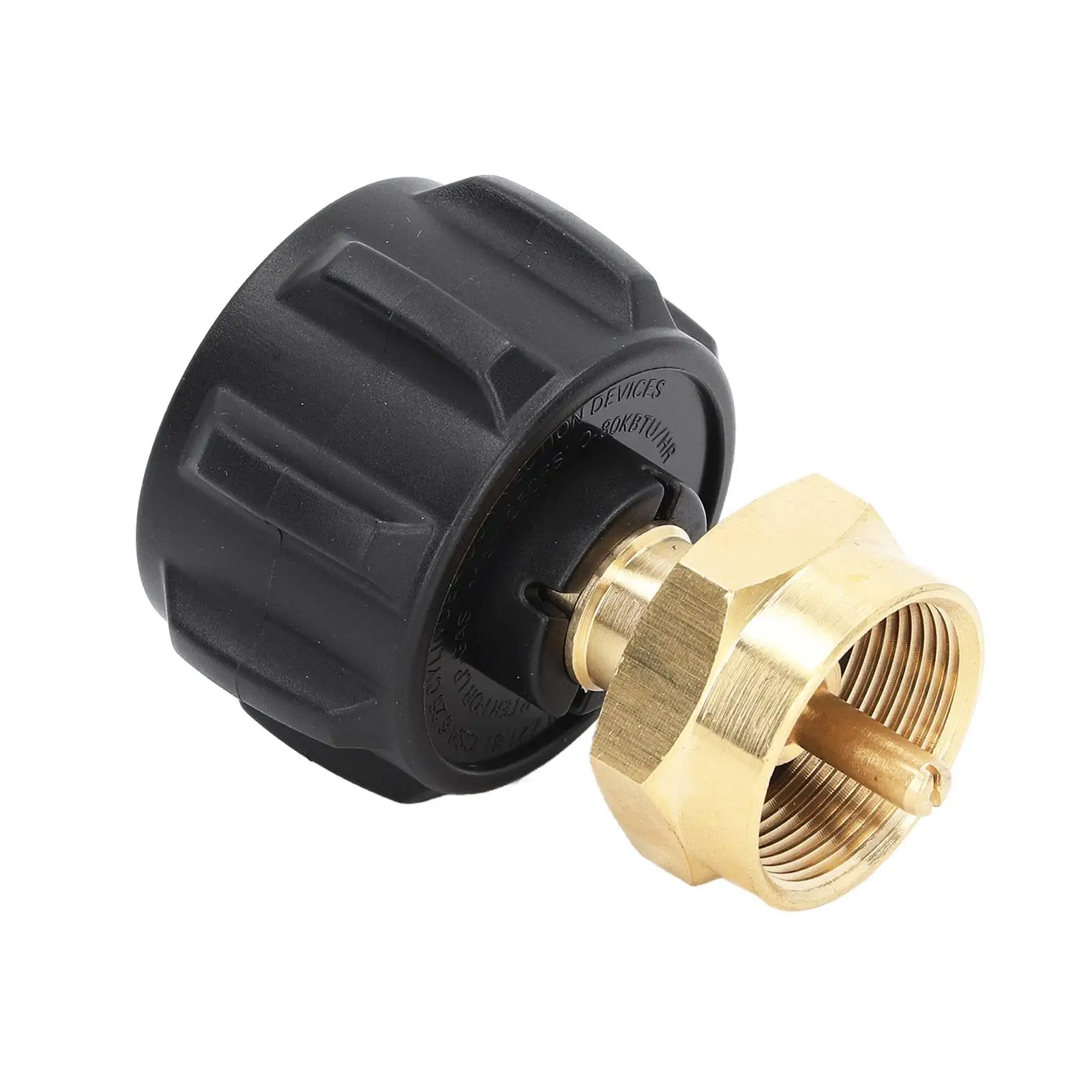 for 1lb Propane Gas Cylinder Refill Adapter QCC1 Regulator Valve Brass Tank Coupler