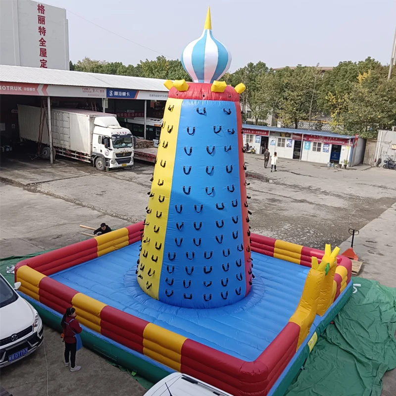 Giant Inflatable Climbing Wall Inflatable Sports Games Climbing Rock Customized Outdoor Playground