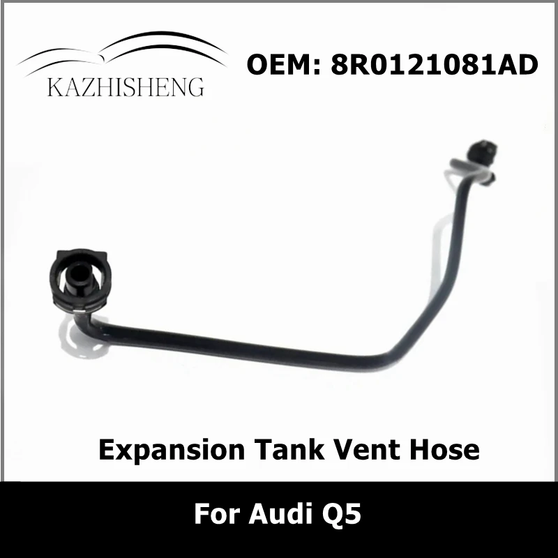 8R0121081AD Car Coolant Expansion Tank Vent Hose for Audi Q5 Cooling Reservoir Overflow Breather Pipe Auto Parts