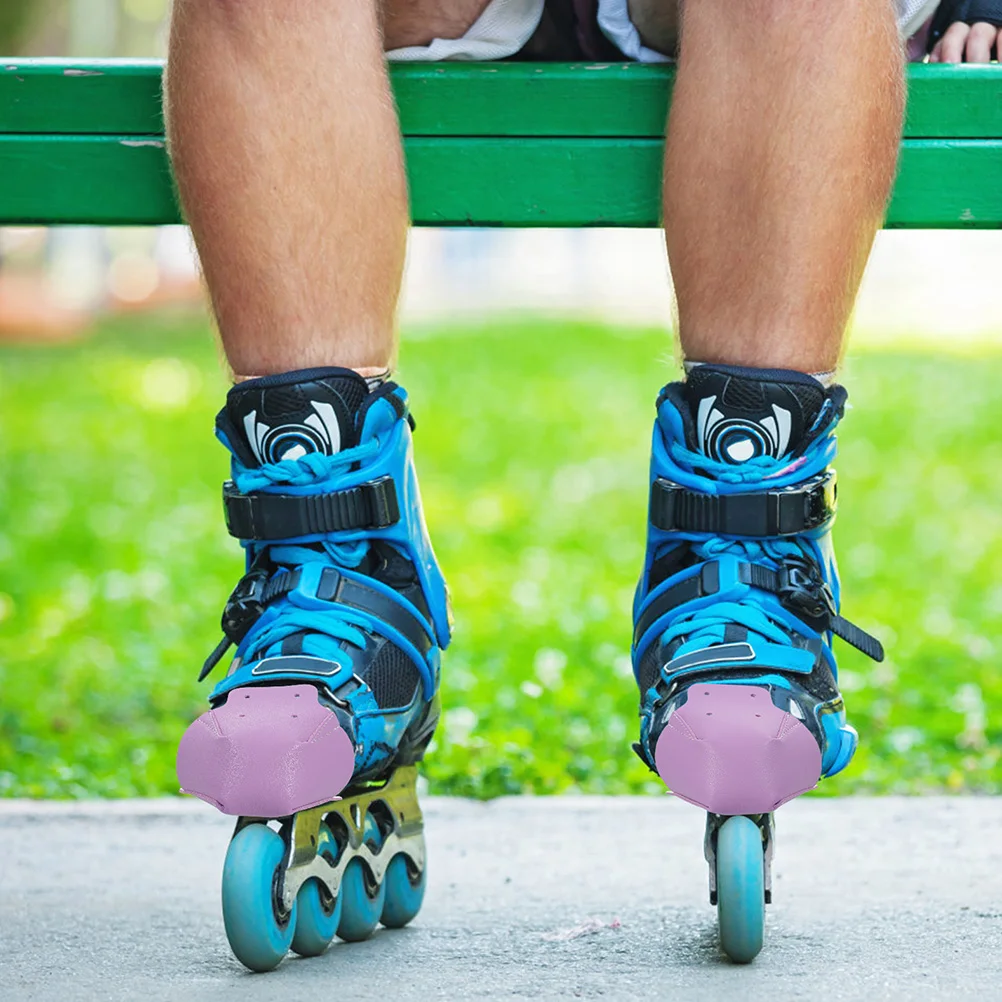 

2Pairs Professional Skates Toe Guards Durable Skate Accessory Wear-Resistant Toe Protectors Skates Accessory