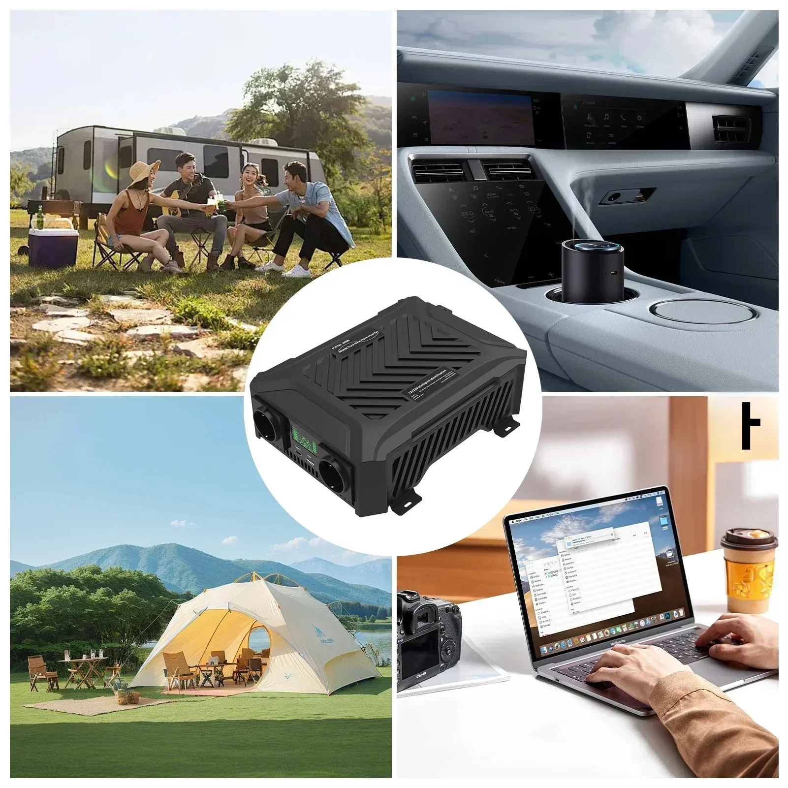 DATOU BOSS 순수 정현파 인버터 12v 24v 1200w 2300w 이중 전압 지원... - 5