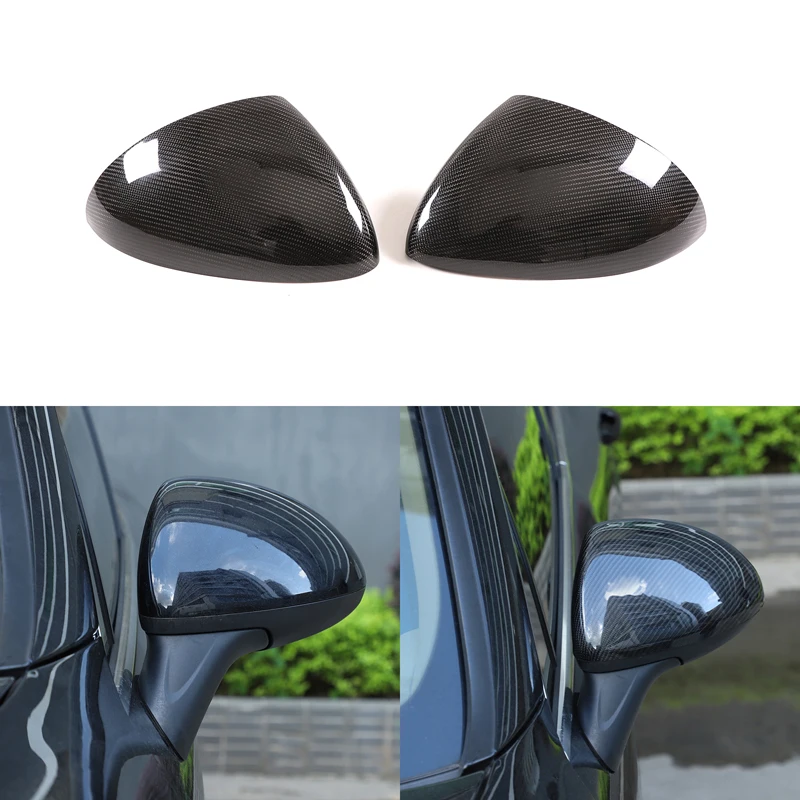 

Real Carbon Fiber For Porsche Cayenne 958 2011-2014 Car exterior mirror cover decorative sticker car protection accessories LHD