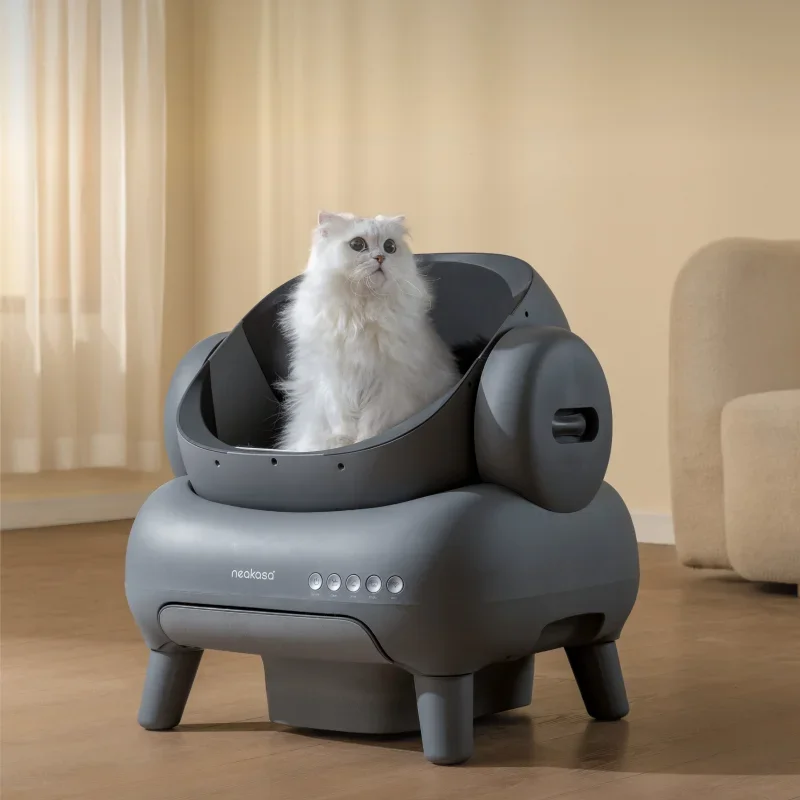 Smart Cat Litter Box Automatic Cat Toilet Open Cat Toilet with App Control