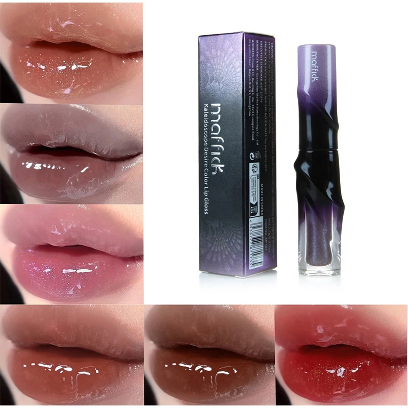 Lip gloss lang anhaltende Creme & Hitze Farbe Tropf Lip gloss Glitter feuchtigkeit spendend praller langlebiger Lip gloss Make-up flüssiger Lippenstift