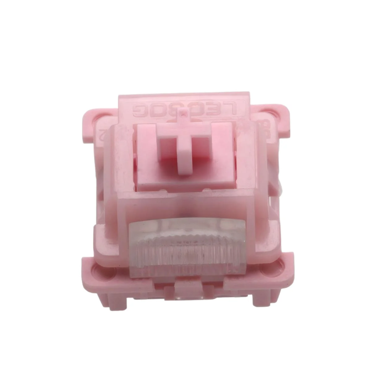 Interruptores Mecánicos Leobog Walk Snow Tactile Switch 42g Pre-Lubricados de 5 Pines con Eje de POM, Hot Swap, para Teclados Personalizados MX Gaming