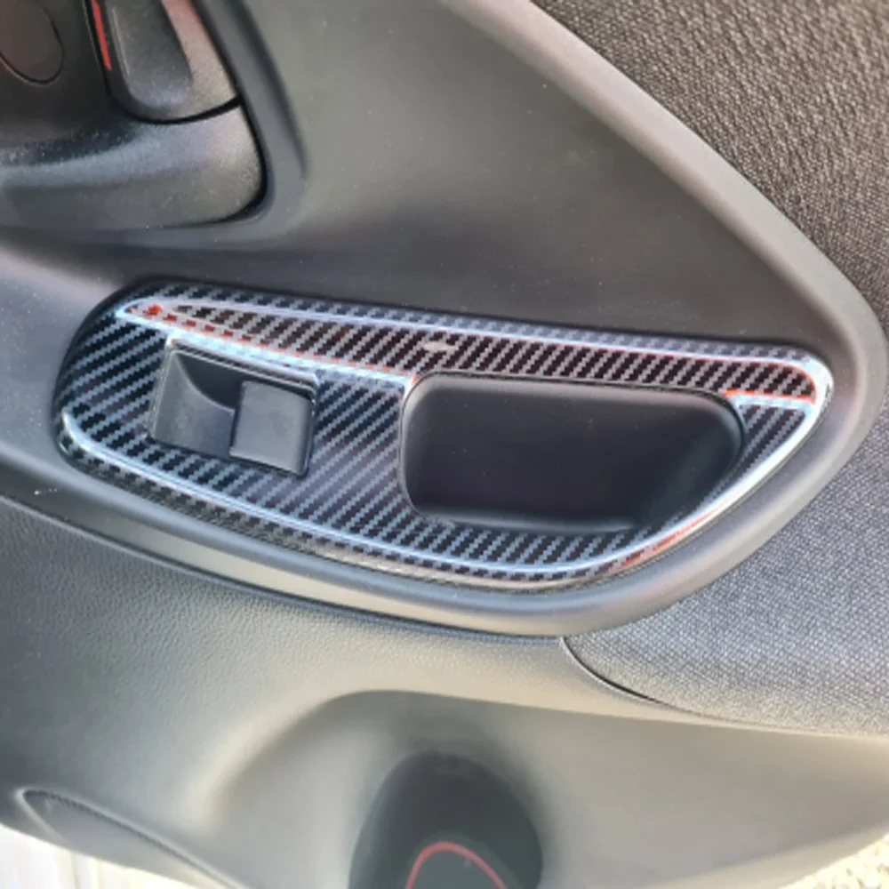 For Toyota Yaris 2020 2021 2022 2023 2024 Door Window Control Switch Cover Glass Lift Buttons Protector Trim Car Styling Sticker