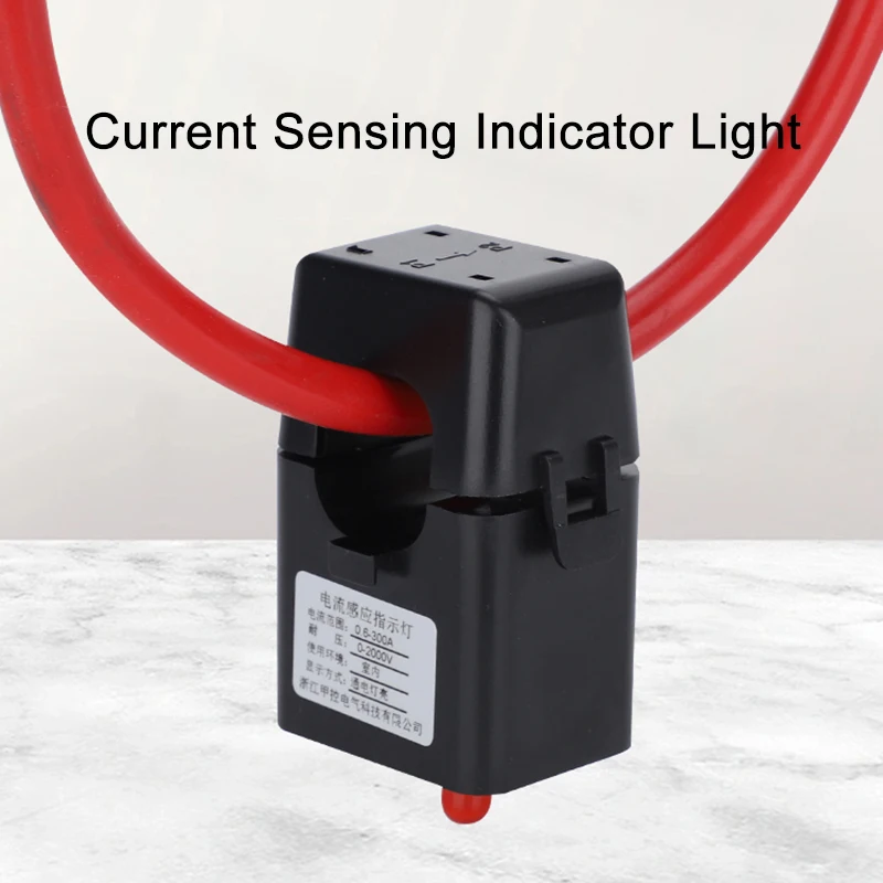 LED Current Sensing Indicator Light AC Energization Detection Warning Signal Transformer Line Monitor