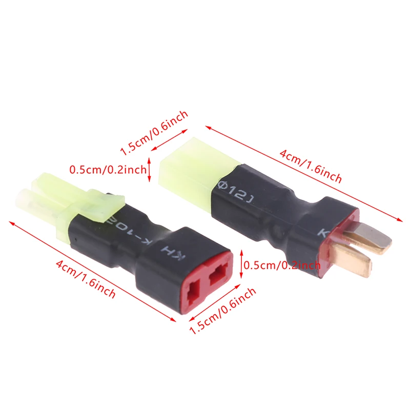 2PCS Deans T To Mini Tamiya Plug Female Male Adapter Connector For Kyosho RC Battery ESC RC Toy Accessories Remote Control Toy