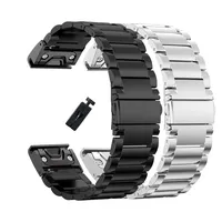 Quick Fit  22 26mm Stainless Stee Strap For Garmin Watch Fenix 8 7X 7 Solar 6x Pro/Fenix 6 Pro /Fenix 6 Sapphire /Forerunner 935
