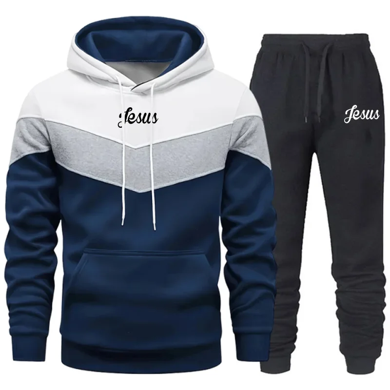 

Printing Mens Tracksuit Casual Sweatshirts Outdoors Sports Jogging Man Clothing Single Piece Hoodie Pants Fashion Sportswear