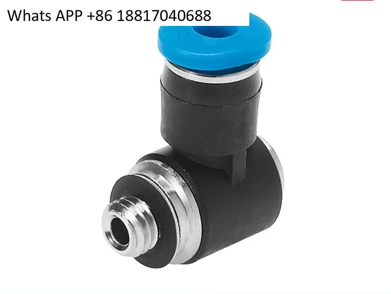 

10PCS L-type quick plug threaded connector QSMLV-M5-3-4-I 130830 130831