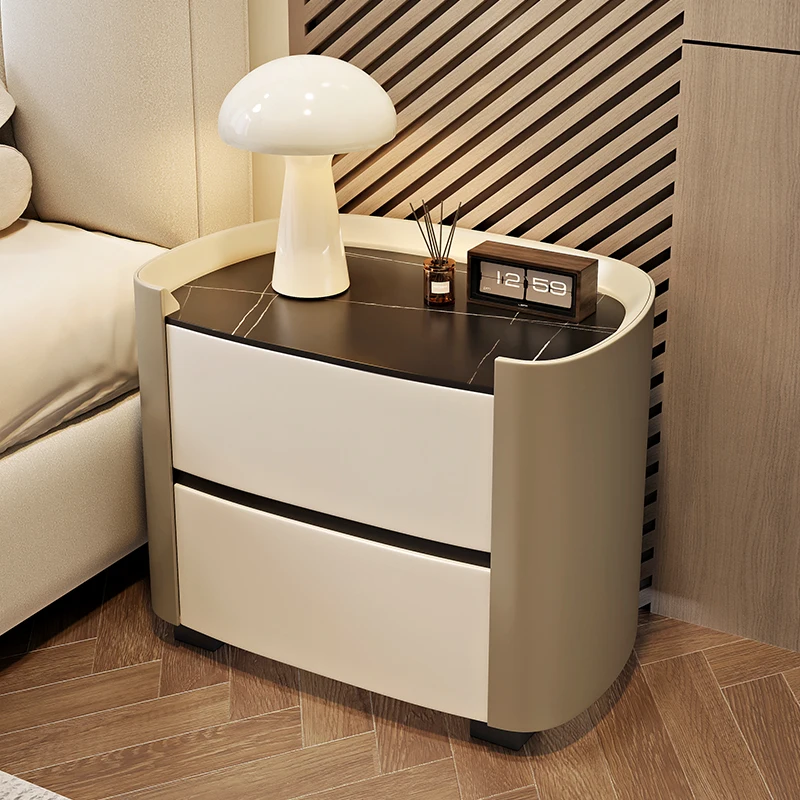 Modern Wooden Nightstands With Drawers Nordic Storage Side Bedside Table Drawers Bedroom Luxury Mesa De Noche Furniture Home