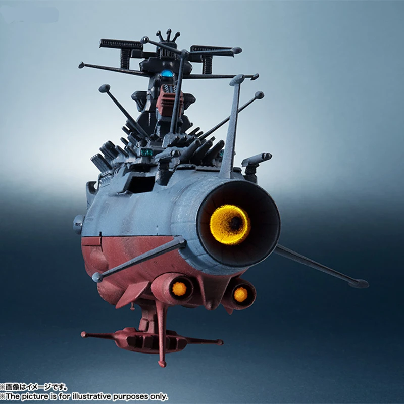 [In stock] Bandai  Original Genuine 1/2000 Space Battleship Yamato 2202 Cartoon Anime Peripherals Garage Kits Model Toy Gift Men