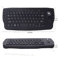 2.4G Trackball Mini Wireless Keyboard Mouse 2-in-1 Keyboard and Mouse Set TV Keyboard Remote Control Multimedia Keys