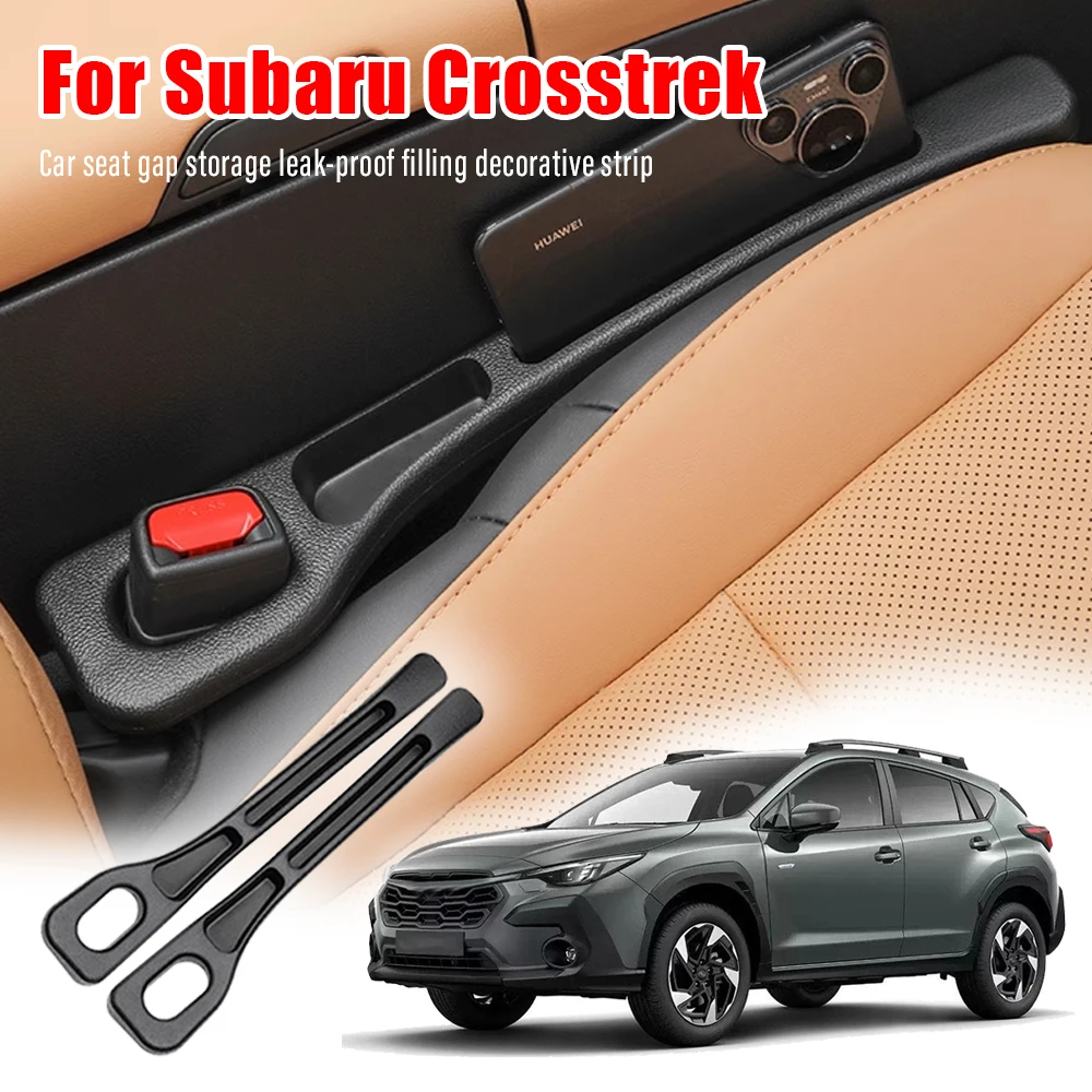 For Subaru Crosstrek Impreza XV Car Seat Gap Filler Strips Prevent Items From Falling Into Seat Gaps Storage Items Accessories