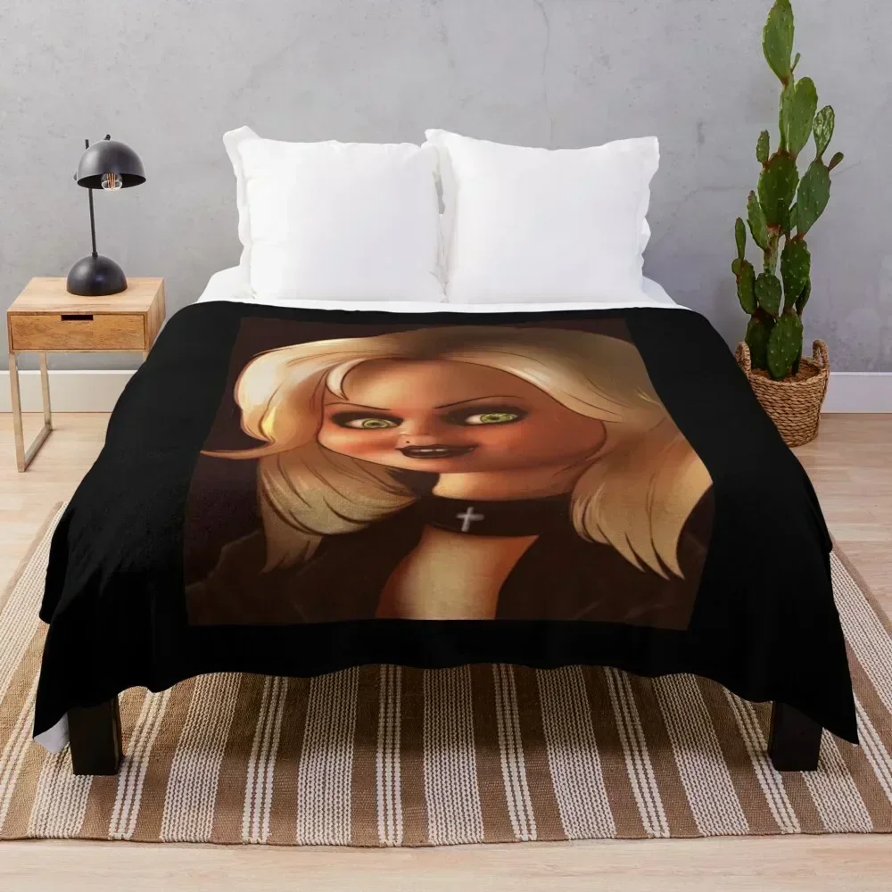 

Bride of chucky Throw Blanket Elegant Warm Throw Blanket for Hotel Home