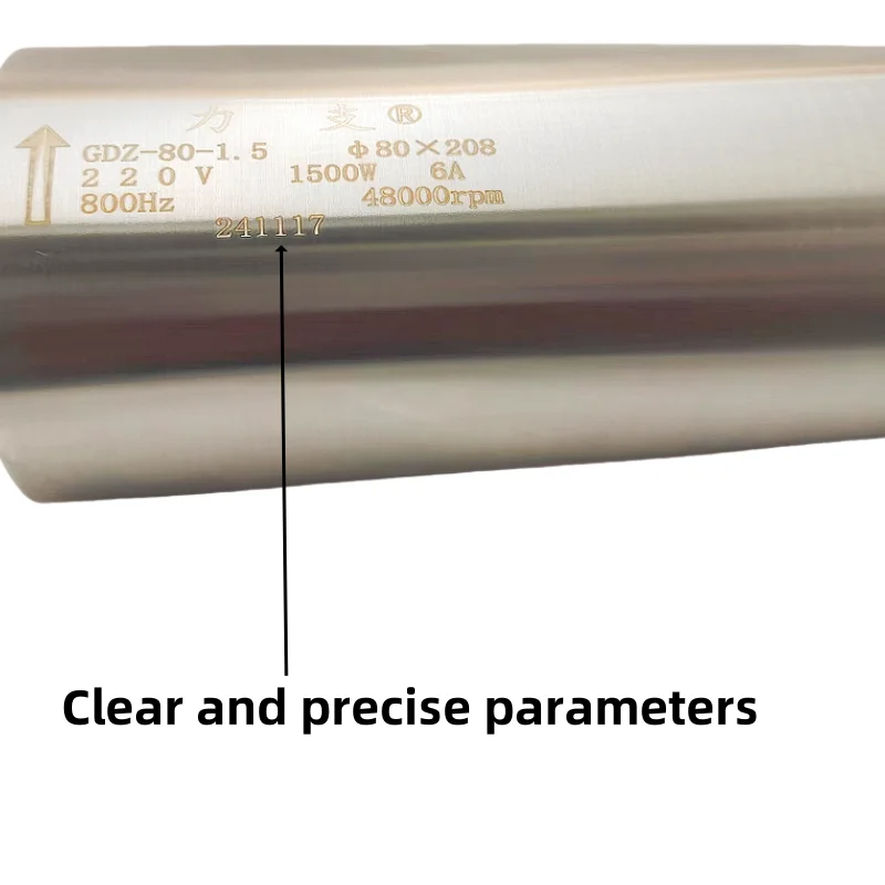 220V 800HZ 48000rpm Nuova macchina per intaglio in condizioni con 1.5kw per fresatrici Industrie Lavorazione del legno Motore mandrino CNC