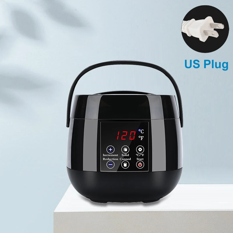500ml Wax Heater Machine voor Ontharing Wax Smelten Warmer Pot met LCD Temperatuur Display Ontharingscrème Waxen Bonen Heater