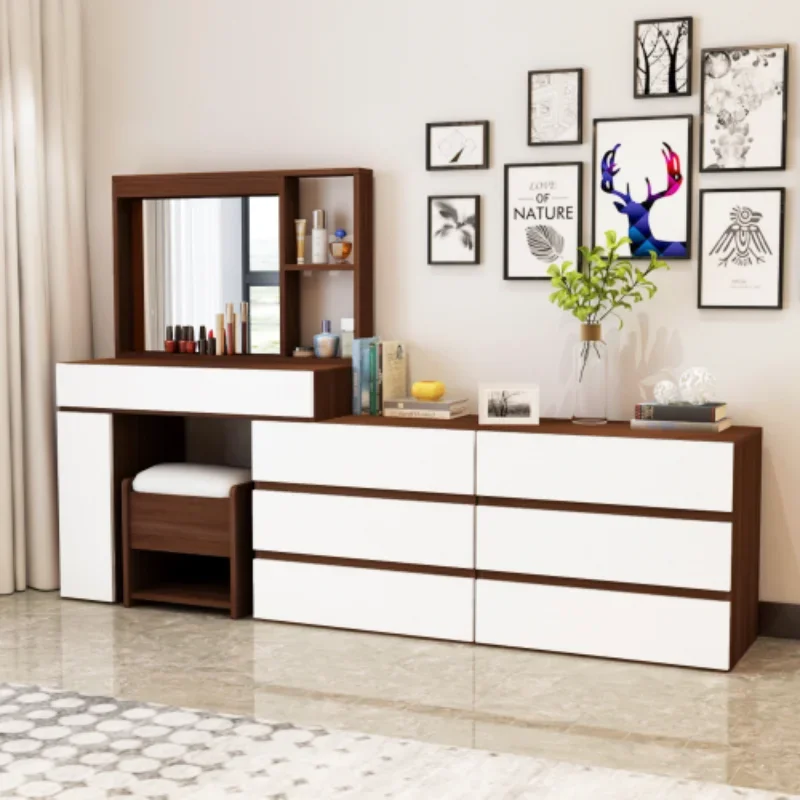 Hairstyle Bedroom Classic Dressing Table Organizers Storage Silver Dressing Table Girl Multifunctional Moveis Bedroom Cabinets