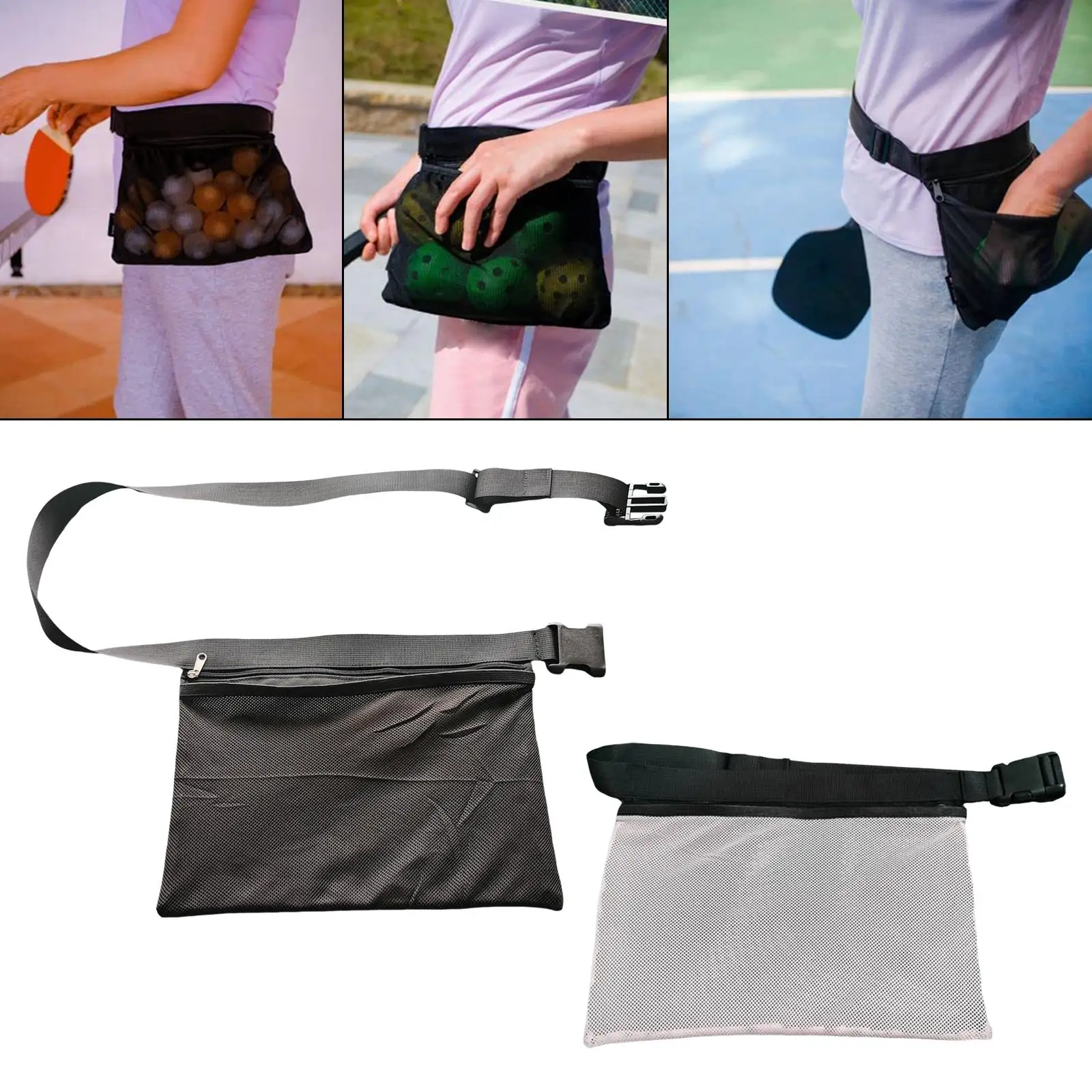 

Сумка для хранения теннисных мячей для аксессуаров Pickleball — удобный и стильный держатель для вашего спортивного снаряжения